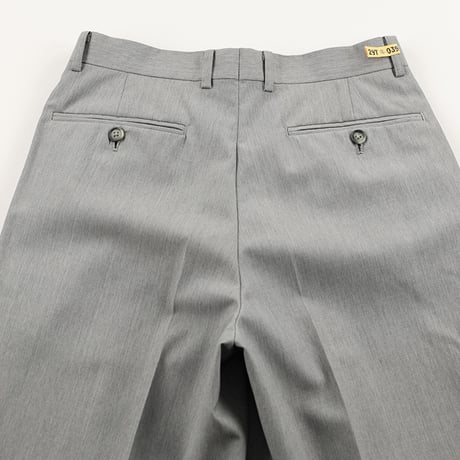 90’s PERIPHERIQUE ペリフェリック 2インタックテーパードパンツ 36サイズ 杢ライトグレー ジャンク商品