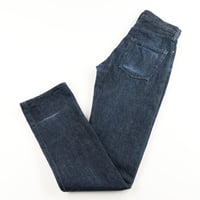 90’s TRIP トリップ セルビッジ(赤耳)5Pデニムパンツ 1(29インチ)サイズ INDIGO ジャンク商品