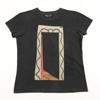 1998年前後 agnes b. アニエスベー プリントTシャツ 1サイズ ブラック（ジャンク商品）