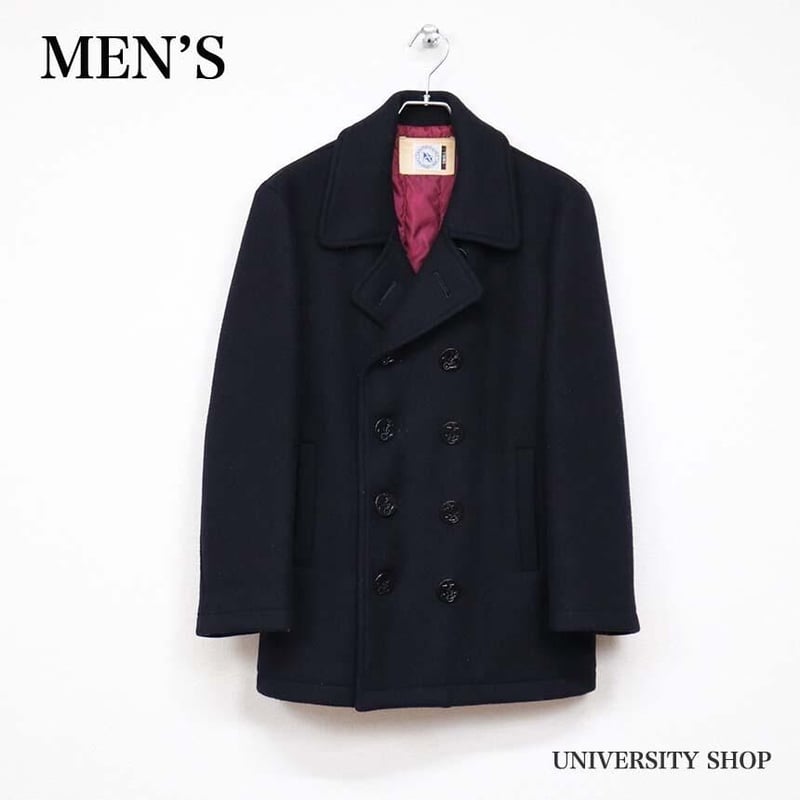 UNIVERSITY SHOP ユニバーシティショップ ピーコート Sサイズ `80s日本