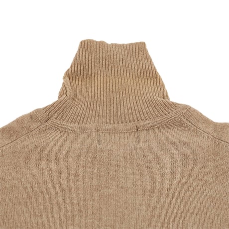 80’s STONE FREE ストーンフリー ラムウールタートルネックセーター  Mサイズ 杢ベージュ（ジャンク商品）