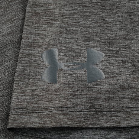 UNDER ARMOUR アンダーアーマー 半袖ラグラン切り替え背中メッシュTシャツ Mサイズ ブ杢チャコールグレー/ブラック