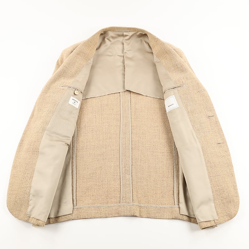 90's Dezert デザート ジャケット Mサイズ クリームイエロー/レンガ色