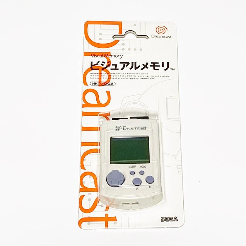 ドリームキャスト Dreamcast 1998年製 HKT-3000 ビジュアルメモリー付き(...