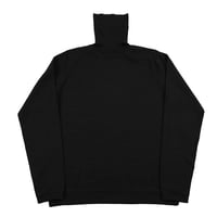 00’s Harriss ハリス タートルネックニット フリーサイズ スミクロ（ジャンク商品）