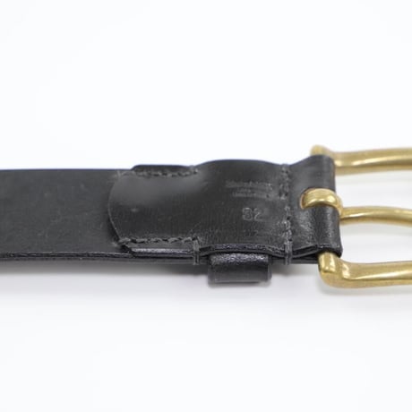 30インチ 40mm幅 2021年モデル オリジナル オイルレザー1枚革ベルト ブラック 40BB-BELT-BK30 定価11,000円の80％0FF