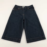 00’s FabianeRoux ファビアンルー 5Pデニムキュロットスカート 38(M)サイズ インディゴブルー（ジャンク商品）