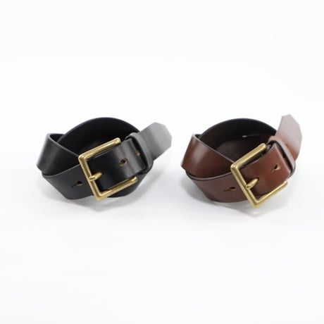 30インチ 40mm幅 2021年モデル オリジナル オイルレザー1枚革ベルト ブラック 40BB-BELT-BK30 定価11,000円の80％0FF