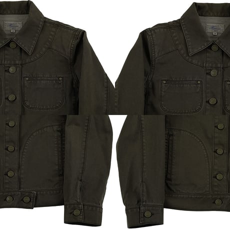 00’s Harriss ハリス ジージャンタイプ 38(L) オリーブ（ジャンク商品）