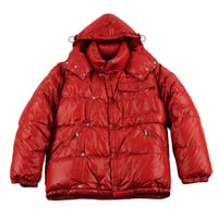 00’s MONCLER モンクレール KARAKORUM(カラコルム) 00(XS)メンズサイズ レッド（ジャンク商品）（女性の方用に仕入れた商品です）