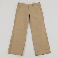 OMNIGOD オムニゴッド レディーストラウザーチノパンツ 2(M) カーキベージュ（ジャンク商品）