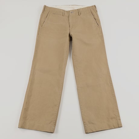 OMNIGOD オムニゴッド レディーストラウザーチノパンツ 2(M) カーキベージュ（ジャンク商品）