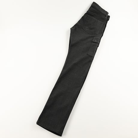 HARRISS LOAFERS ハリスローファーズ ストレッチスリムカーゴパンツ Sサイズ チャコーグレー ジャンク商品