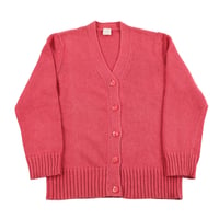 Harriss ハリス 8分袖ラメ入り綿麻カーディガン フリーサイズ ピンク（ジャンク商品）
