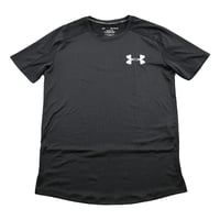 UNDER ARMOUR アンダーアーマー 半袖ラグラン切り替えTシャツ Mサイズ ブラック
