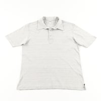 OMNIGOD オムニゴッド 半袖カットソープルオーバーシャツ 2(M)サイズ 杢グレー 色変箇所あり ジャンク商品