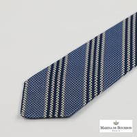 MARINA DE BOURBON マリナドブルボン MARINA DE BOURBON ブルーベース ネクタイ幅9.5センチ