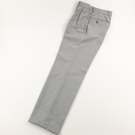 90’s PERIPHERIQUE ペリフェリック 2インタックテーパードパンツ 36サイズ 杢ライトグレー ジャンク商品