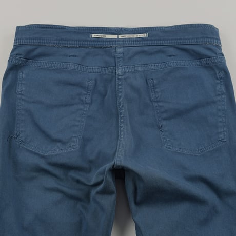 OMNIGOD オムニゴッド クロップドストレッチパンツ 1(S) ブルー（ジャンク商品）