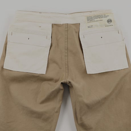 OMNIGOD オムニゴッド レディーストラウザーチノパンツ 2(M) カーキベージュ（ジャンク商品）