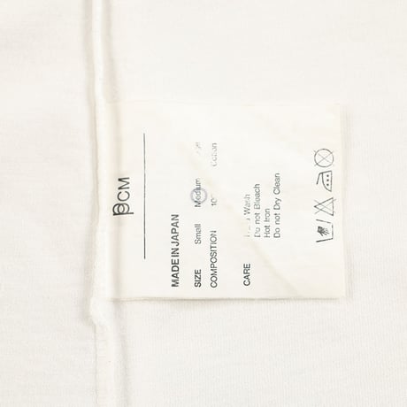 90’s PPCM ピーピーシーエム 半袖プリントTシャツ(チビT) 1(M)サイズ ホワイト ジャンク商品