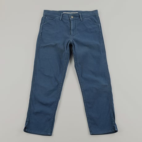 OMNIGOD オムニゴッド クロップドストレッチパンツ 1(S) ブルー（ジャンク商品）