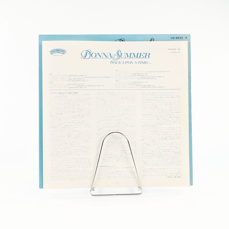 中古（傷や汚れあり）LP DONNA SUMMER ONCEUPON A TIME...1977年発売 2枚 16曲 / VIP-9533-34 帯あり (外袋 内袋交換済み)（ジャンク商品）