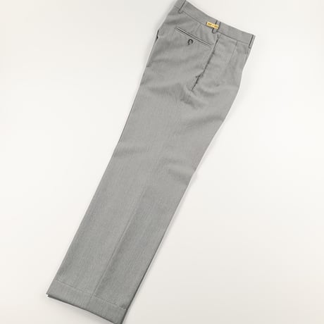 90’s PERIPHERIQUE ペリフェリック 2インタックテーパードパンツ 36サイズ 杢ライトグレー ジャンク商品