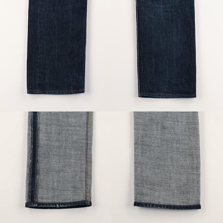 OMNIGOD オムニゴッド レディースタイトストレートデニムパンツ 2(M) インディゴブルー（ジャンク商品）