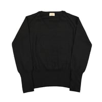 00’s Harriss ハリス ハイゲージVネックニット フリーサイズ ブラック（ジャンク商品）