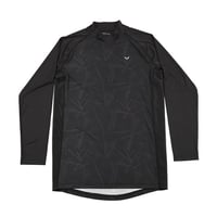 作業着 コメリ valborder 遮熱冷感ナイロンコンプレッション長袖ハイネックTシャツ Mサイズ ブラック 試着済み商品