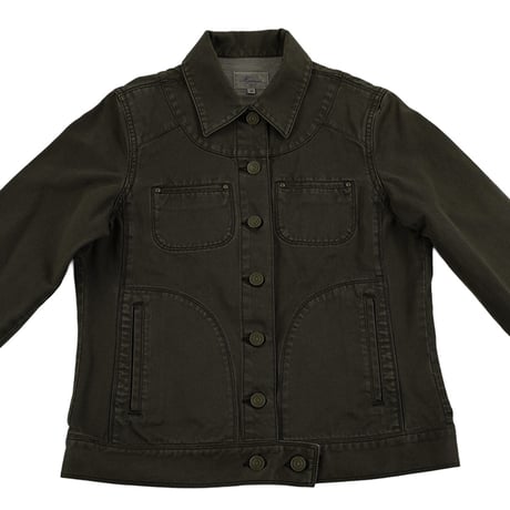 00’s Harriss ハリス ジージャンタイプ 38(L) オリーブ（ジャンク商品）