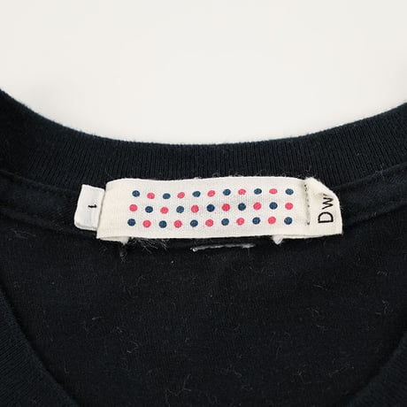 dots wear design ドッツウェアーデザイン 半袖プリントTシャツ 1(M)サイズ ブラック