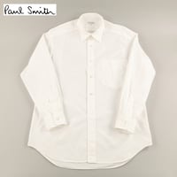 90’s Paul Smith ポールスミス セミワイドカラーブロードシャツ Mサイズ ホワイト ジャンク商品