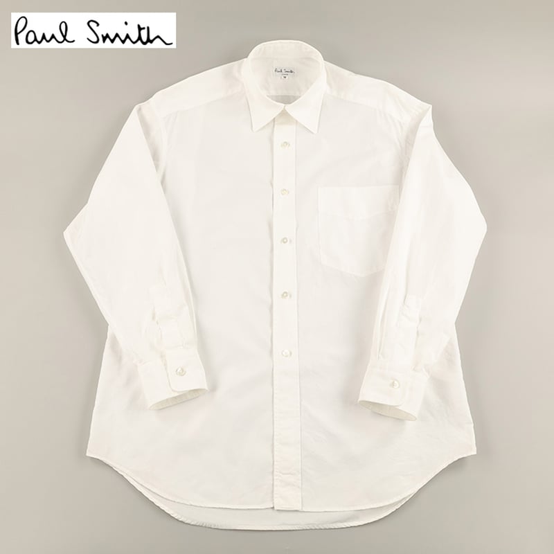 90's Paul Smith ポールスミス セミワイドカラーブロードシャツ M 90's Paul Smith ポールスミス セミワイドカラーブロードシャツ M