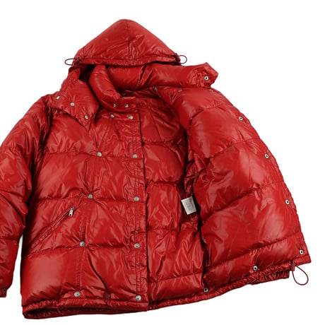 00’s MONCLER モンクレール KARAKORUM(カラコルム) 00(XS)メンズサイズ レッド（ジャンク商品）（女性の方用に仕入れた商品です）