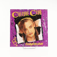 中古（傷や汚れあり）LP CULTURE CLUB KISSING TO BE CLEVER 1982年発売 9曲 / VIL-6008 帯あり (外袋 内袋交換済み)（ジャンク商品）
