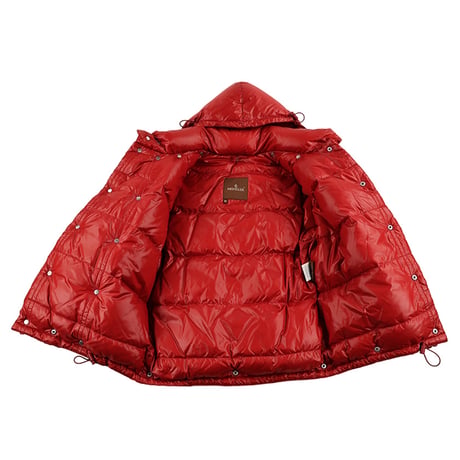 00’s MONCLER モンクレール KARAKORUM(カラコルム) 00(XS)メンズサイズ レッド（ジャンク商品）（女性の方用に仕入れた商品です）