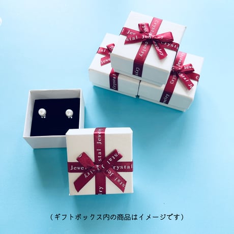 あこやパールピアス（クローバー三つ葉）