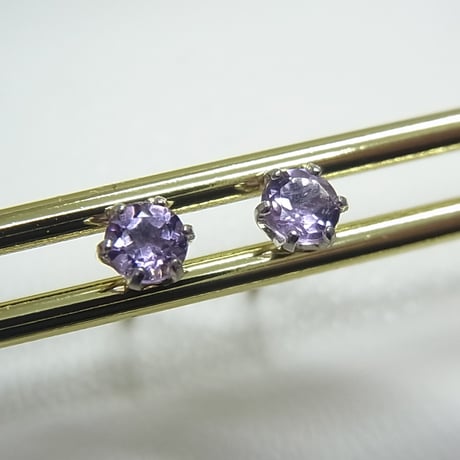 アメジストピアス プラチナ枠/限定品