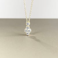 5glitter stones pendant（ラボグロウンダイヤモンドペンダント）
