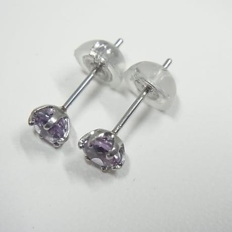 アメジストピアス プラチナ枠/限定品