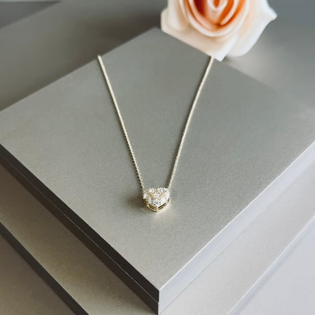Heart infinity pendant（ラボグロウンダイヤモンドペンダント）
