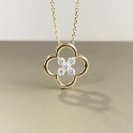4 Leaf clover pendant（ラボグロウンダイヤモンドペンダント）
