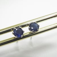 ブルーサファイアピアス プラチナ枠/限定品