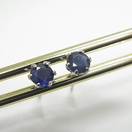 ブルーサファイアピアス プラチナ枠/限定品