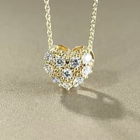 Heart infinity pendant（ラボグロウンダイヤモンドペンダント）