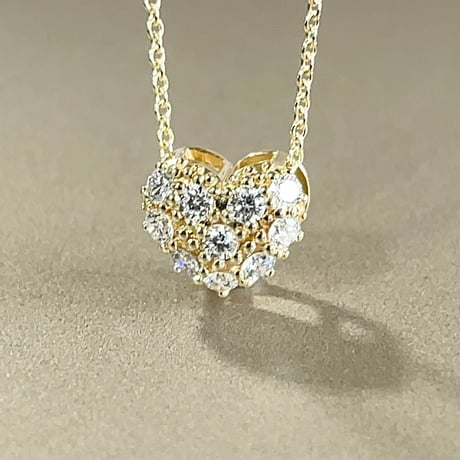 Heart infinity pendant（ラボグロウンダイヤモンドペンダント）