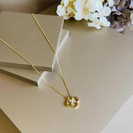 4 Leaf clover pendant（ラボグロウンダイヤモンドペンダント）