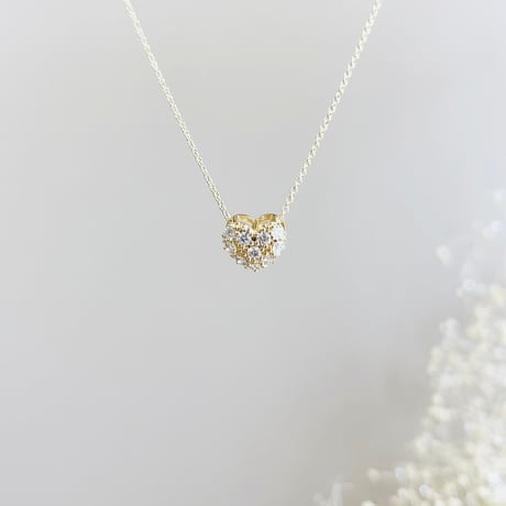 Heart infinity pendant（ラボグロウンダイヤモンドペンダント）